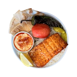 Salmon Steak Plate