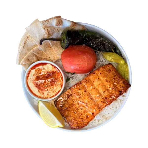 Salmon Steak Plate